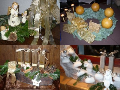 Weihnachtsgestecke