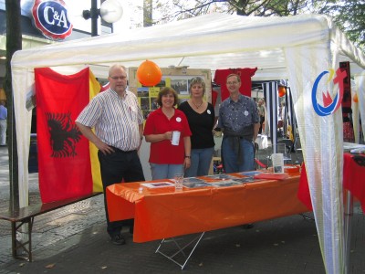 Stand auf Treffen der Freiwilligenzentrale