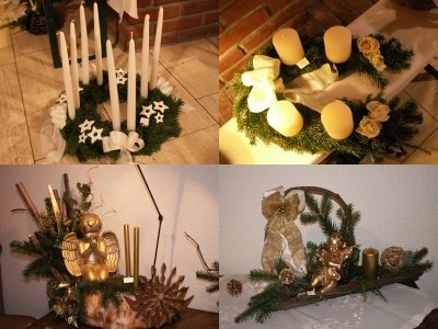 Weihnachtsgestecke