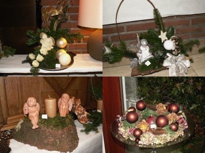 Weihnachtsgestecke
