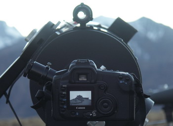 Schilthorn im Teleskop