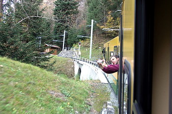 In der Zahnradbahn