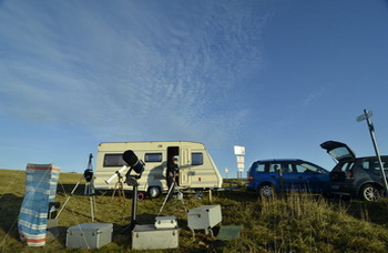 Wohnwagen auf der Wasserkuppe