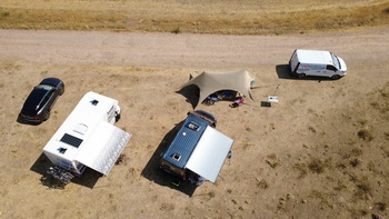 Wir und andere Camper