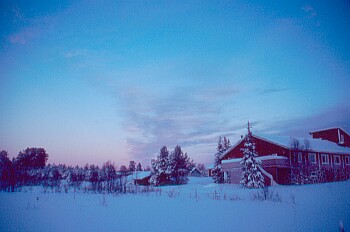 Himmel über Hotel