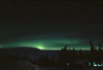 Nordlicht mit Punkt