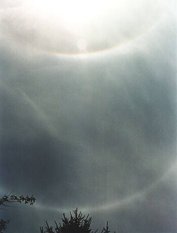 Ein Halo um die Sonne